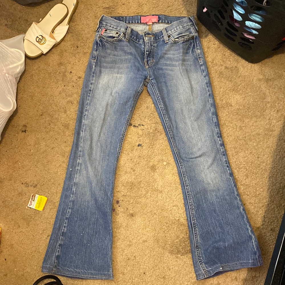 hollister low rise flare jeans